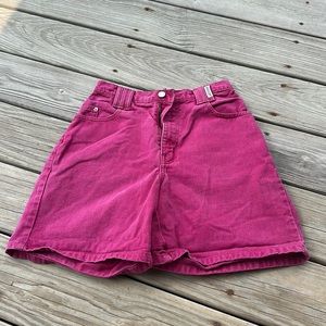 Vintage Sasson  pink shorts size 4